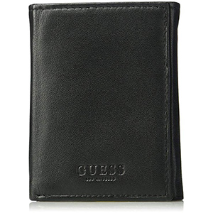 best guess mens leather tri fold wallet
